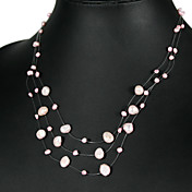lavenderblush eleganten Perlenkette (lsp038)