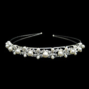 gorgeous Kristallen und Nachahmungen von Perlen Hochzeit Braut Diadem / Kopfstück / Stirnband