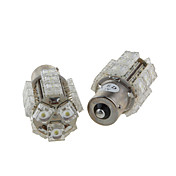 2 x 18 multi-funcional Bombillas LED - luz de freno - luz de la cola - a su vez la luz (S25-BA15S-18-W)
