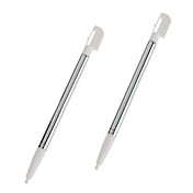intrekbare contact stylus pen voor nintendo ds lite (wit)