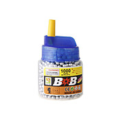 6 millimetri bb proiettili di plastica d'argento (1000-pack)