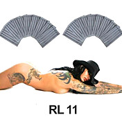 50 Pcs Sterilized Size 11 Round Liners (RL) Tattoo Needles