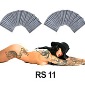 50 Pcs Sterilized Size 11 Round Shaders (RS) Tattoo Needles