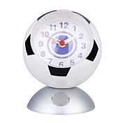 el fútbol en forma de tabla nightlight reloj analógico
