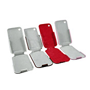 Leather Case for iPhone 3G/3GS - Flip Style (4 Colors Per Pack)