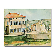 dipinti a mano, pittura a olio del Jas de Bouffan di Paul Cezanne con telaio allungato