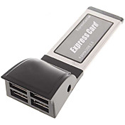 4-port usb 2,0 Express Card adapter til laptop (34mm)
