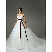 sash ruban en satin de mariée / mariée