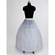 nylon niveau 2 de plancher-longueur une ligne à part entière de style robe de glissement / mariage jupons