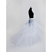 nylon / tulle chapelle train de mariage jupons (wap010)