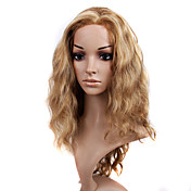 Lace Front Long High Quality Synthetic Light Blonde Curly Hair Wig