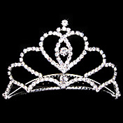 Beautiful Alloy With Czech Rhinestones Wedding Tiara
