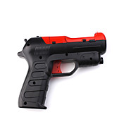 Light Gun Pistol Adapter for PS3 Move (Black/Red)