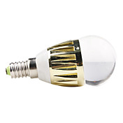 3 x 1W E14 blått lys LED lyspære