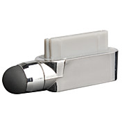 Stylus Writing Pen and Data Jack Anti-Dust Combo for iPad and iPhone (Silver)