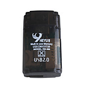 High Speed USB 2.0 Memory Card Reader for Micro MS/SD/TF/MMC