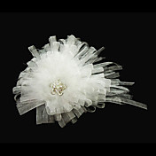 Gorgeous Satin With Rhinestones Bridal Headpiece