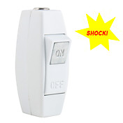 interruptor de descarga eléctrica chocante botón