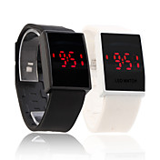 Paar Sport LED-Armbanduhren mit Silikon-Band