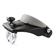 mg81001-e Leuchtenkopf Lupe mit 2 LED-Lampen +4 x 3D Linse