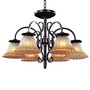 luz do pendente elegante com 5 luzes