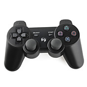 Wireless USB 2.4ghz dualshock Game-Controller mit USB-Empfänger für PS3/PC (schwarz)