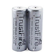 TrustFire 18650 Li-ion Rechargeable Battery 3.7V 1800mAh Gray (2-pack)