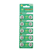 AG13 A76 1.55V ad alta capacità alcaline batterie a bottone (10-pack)