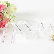 5/6-Inch Silver ribbon