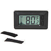 theromometer voiture avec écran LCD et un autocollant magique pour le montage