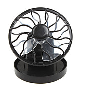 zonne-energie aangedreven clip-on mini cell fan - zwart