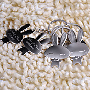 portachiavi personalizzato - coniglio cartone animato (set di 6 coppie)