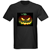 Sound und Musik aktiviert Spektrum VU-Meter el Visualizer führte T-Shirt (4 * aaa)