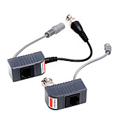 1ch passivo balun CCTV utp com poder / video in / out
