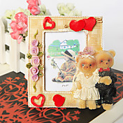 Bride and Groom Bear Photo Frame