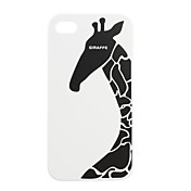 amantes da tampa da caixa de proteção em pvc para iphone4 (branco)