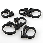 Round Cliping Designed Cord Ring Plastic Clamp for Cable