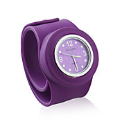 big size Silikon Paipai Uhr, lila