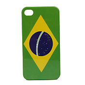 Brasilien-Flagge harte Schutz zurück Fall für Apple iPhone 4