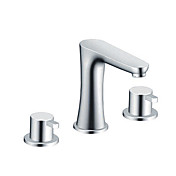 Widespread Contemporary Two Handles Bathroom Sink Faucet(Chrome Finish)