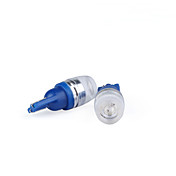 2 stuks T10 1.5W auto focus lens LED-lamp (blauw)
