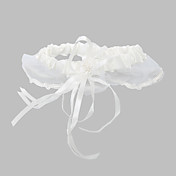 polyester avec jarretelles de mariage strass