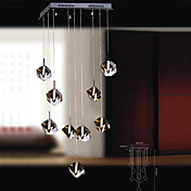 180W Pendant Light with 9 Nights in Cubic Crystal(G4 Bulb Base)