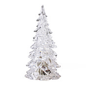 cristallo di Natale albero di disegno colorato luce led
