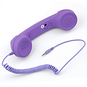 combiné téléphonique spéciale avec des boutons vocale pour l'iPhone (violet)