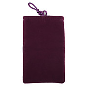 trendy mobiele fluwelen zakje voor iPhone (paars)