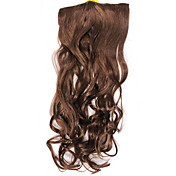 Fashion Brown Curly Clip In Hair Extension