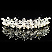 lega bellissima con strass austria / imitazione perla sposa tiara