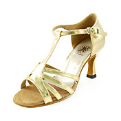 Ladies High Heel Latin Shoes Leatherette Upper Dance Shoes Ballroom Practice Shoes