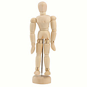 tre 14-joint bevegelig dukken modell med display base (5,5 ")